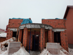 Можно ли строить дома зимой? На примере одного из наших объектов